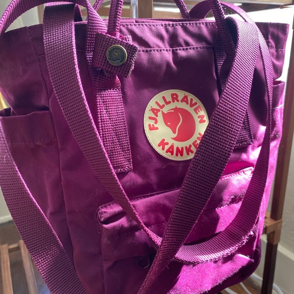 Fjallraven Bags Fjallraven Kanken Mini Totepack In Plum Poshmark
